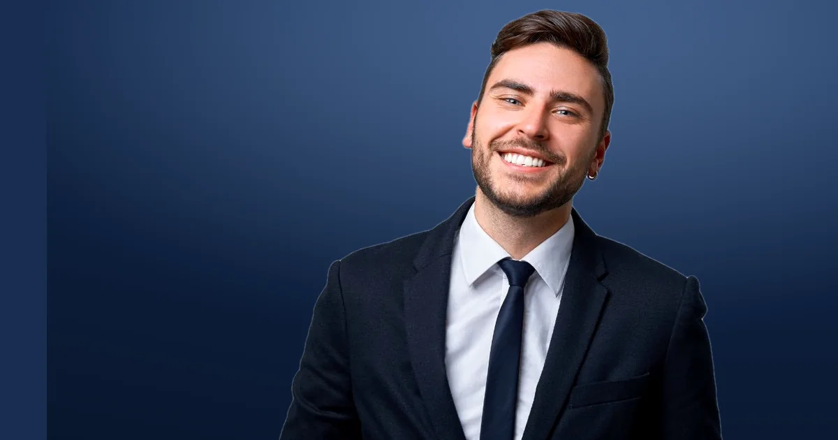 A professionally dressed chauffeur in a dark suit, representing chauffeur jobs in London with Chauffeurz